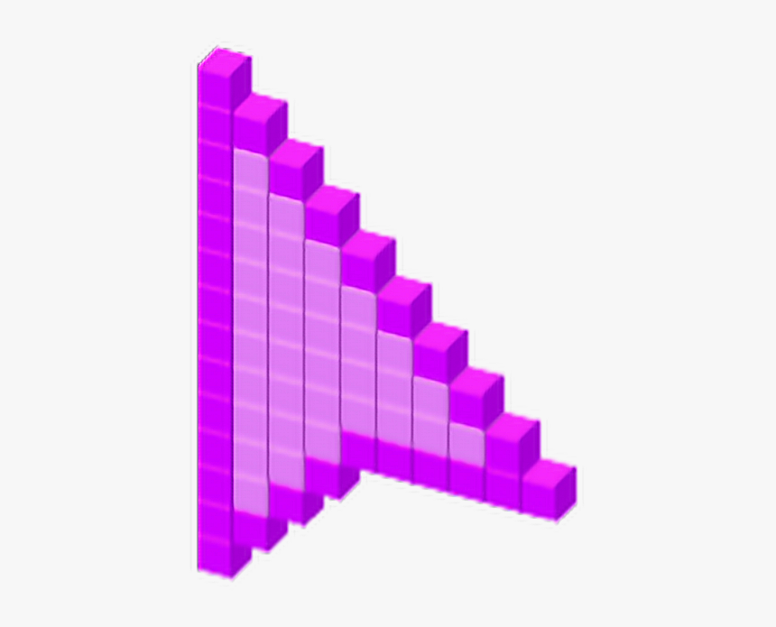 #cursor #purple #pixel #3d #arrow #mouse #computer - Graphic Design, HD Png Download, Free Download