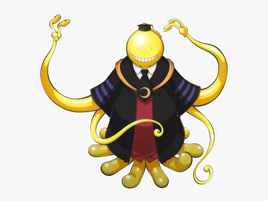 Anime Characters Png - Koro Sensei, Transparent Png, Free Download