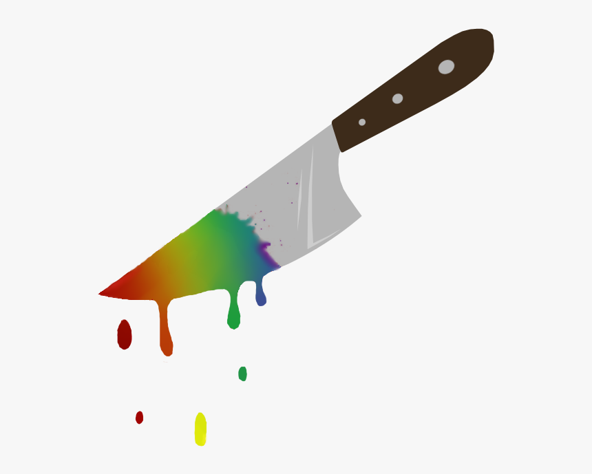 Transparent Cartoon Knife Png - Transparent Png Clip Art Bloody Knife Transparent, Png Download, Free Download