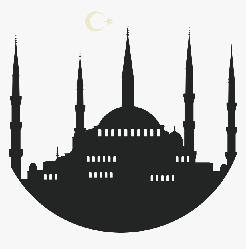Ahmed Silhouette U0130znik Sultan Of Fatih Mosque Clipart - Sultan Ahmed Mosque, HD Png Download, Free Download