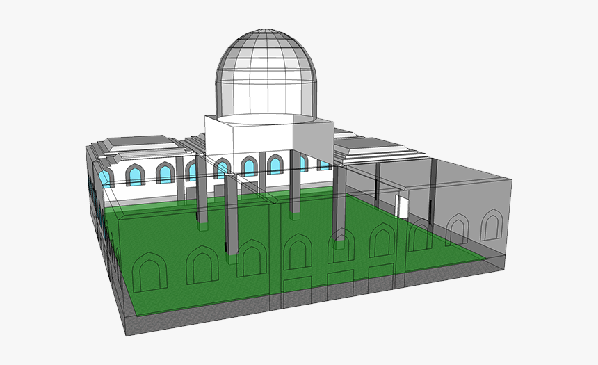 Mosque/open Worship Center - Scale Model, HD Png Download, Free Download