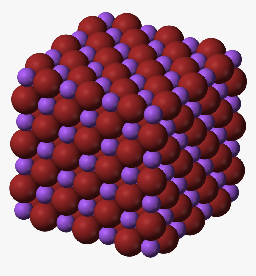 Sodium Bromide 3d Ionic - Sodium Bromide Molecule, HD Png Download, Free Download