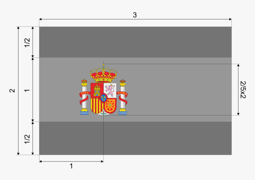 Flag Of Spain - Flag Of Spain Construction Sheet, HD Png Download, Free Download