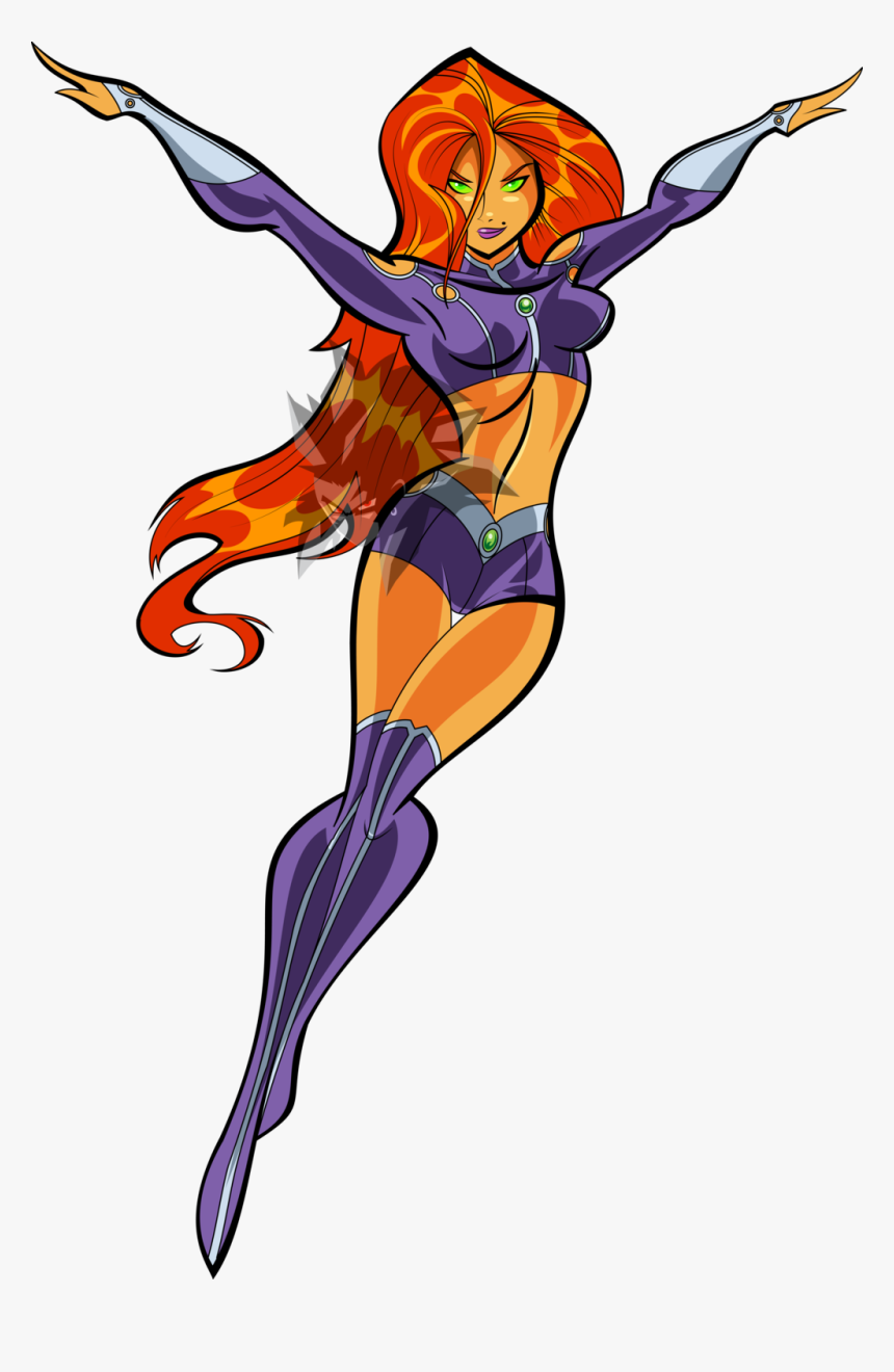 Raven Teen Titan Wallpaper - Bruce Timm Starfire, HD Png Download, Free Download