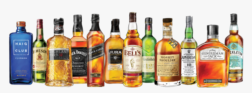 Bottles Of Whiskey, HD Png Download, Free Download
