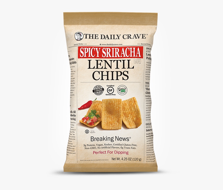 Daily Crave Smoked Gouda Lentil Chips, HD Png Download, Free Download