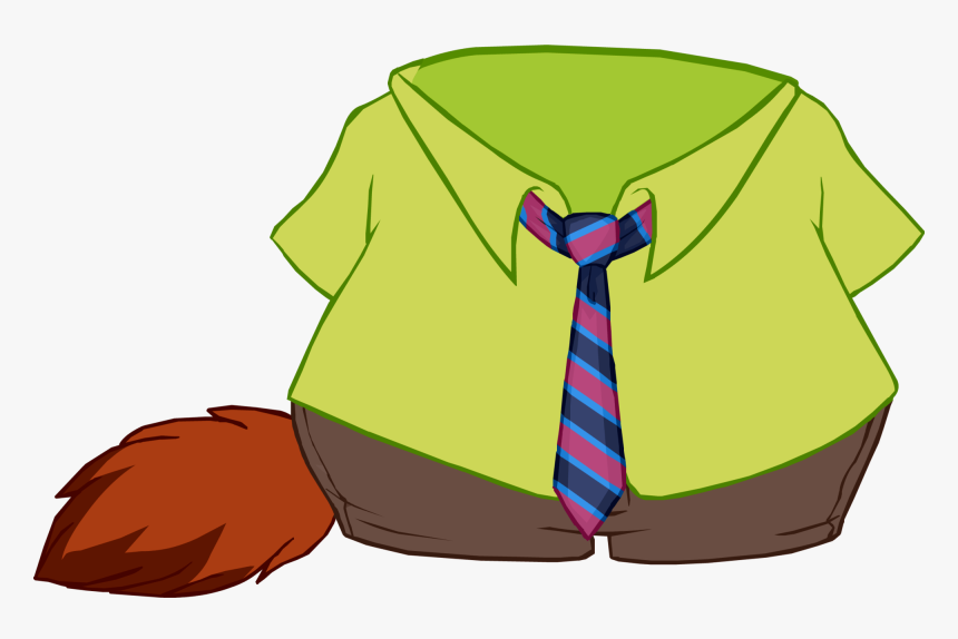 Nick Wilde Costume Club Penguin Wiki Fandom Powered, HD Png Download, Free Download