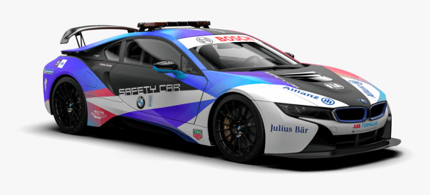 Side View Of The Bmw I8 Coupé Safety Car - Bmw I8 Roadster Safety Car, HD Png Download, Free Download