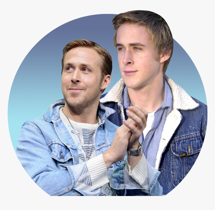 A Photo Illustration Of Ryan Gosling In Jean Jackets - Gentleman, HD Png Download, Free Download