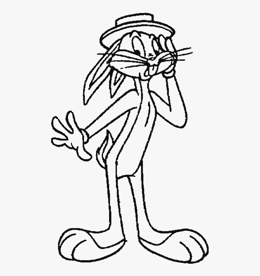 Transparent Jam Clipart Black And White - Bugs Bunny, HD Png Download, Free Download