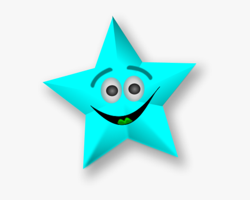 Cartoon Stars With Faces Clipart , Png Download - Stars Smiley Blue, Transparent Png, Free Download