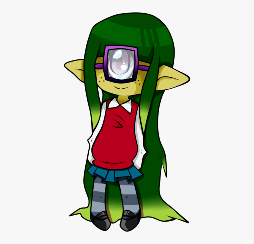 Cyclops Girl By Riverfisk - Cyclops With Glasses Clipart, HD Png Download, Free Download