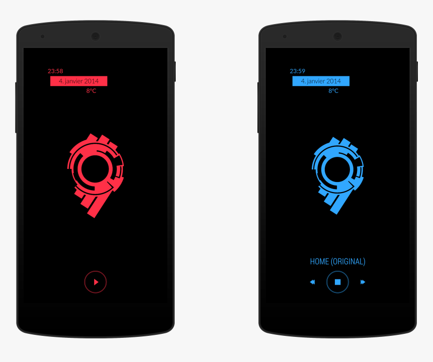 [minimalist] Gits Black - Smartphone, HD Png Download, Free Download