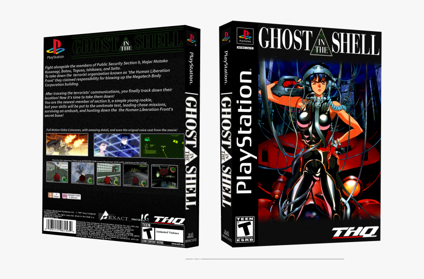 Ghost In The Shell Box Art Cover - Ghost In The Shell Ps, HD Png Download, Free Download