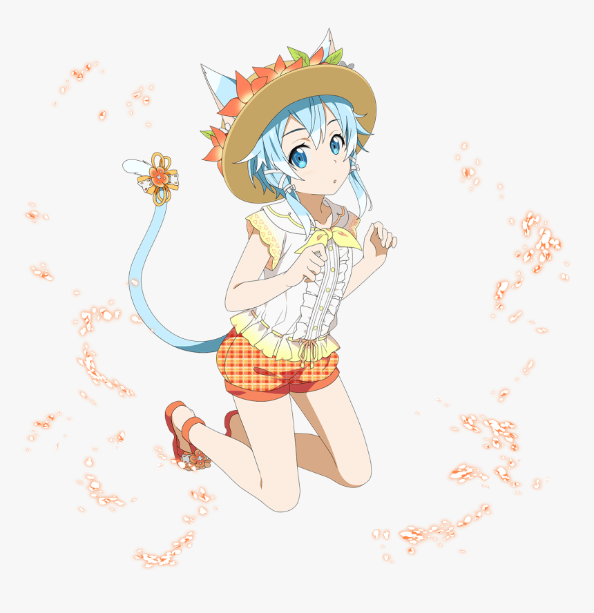 Sinon [tomboy Cat Fairy] - メモデフ シノン 子供, HD Png Download, Free Download