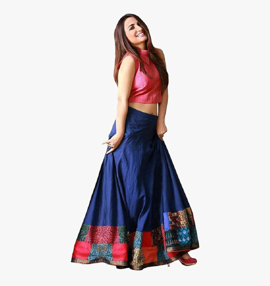 Crop Top Png Clipart - Bina Dupatte Ka Lehenga, Transparent Png, Free Download