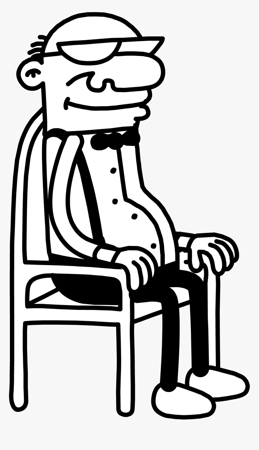 Diary Of A Wimpy Kid Wiki - Diary Of A Wimpy Kid Grandpa Heffley, HD Png Download, Free Download