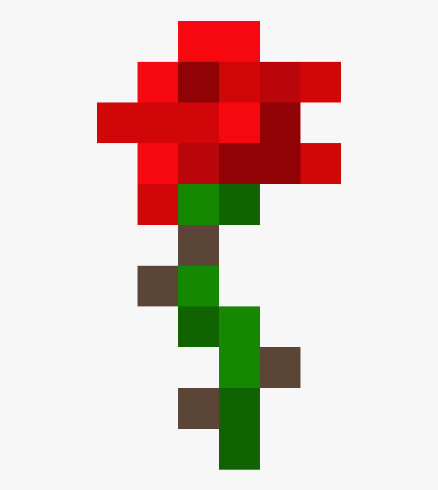 Minecraft Rose, HD Png Download, Free Download