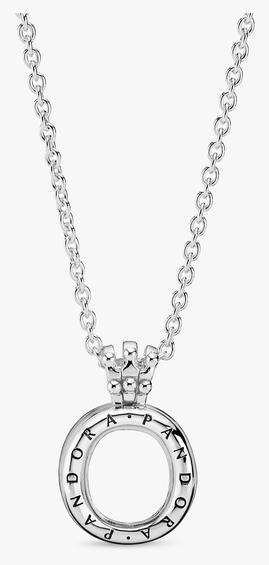 Pandora - Title - Tag - Pandora Lockets Crown O Necklace, HD Png Download, Free Download