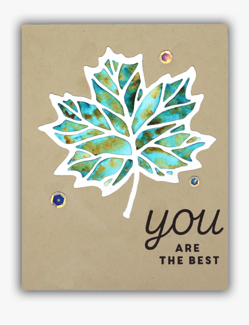 Thankful Leaves Turnabout Card By Understand Blue - Label, HD Png Download, Free Download