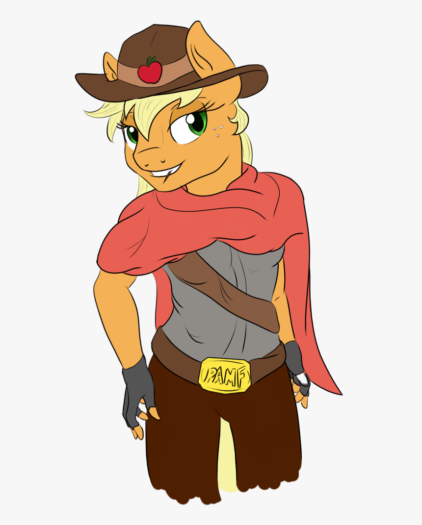 Anthro, Applejack, Artist - Cartoon, HD Png Download, Free Download