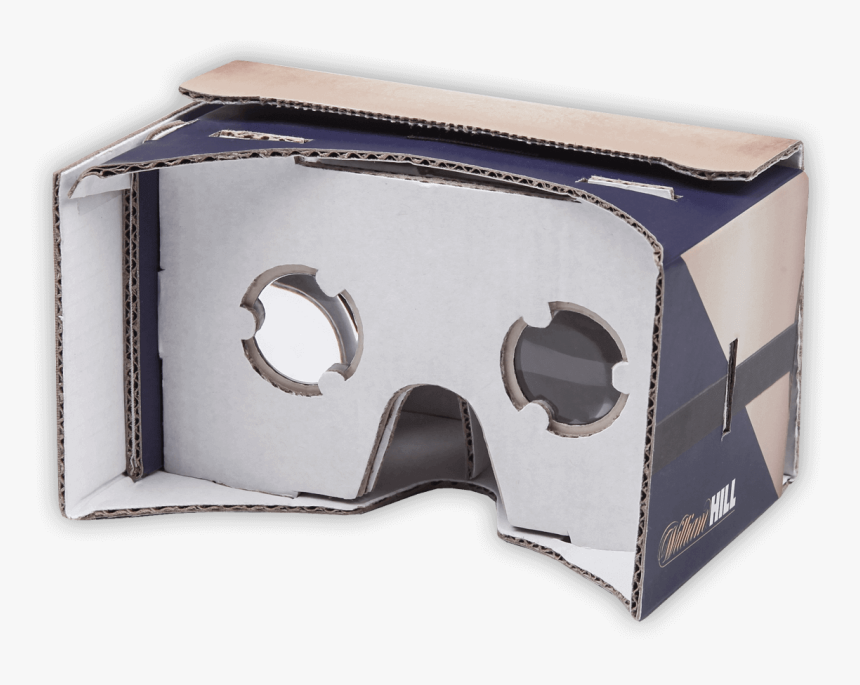 0 Branded Google Cardboard Back View - Box, HD Png Download, Free Download