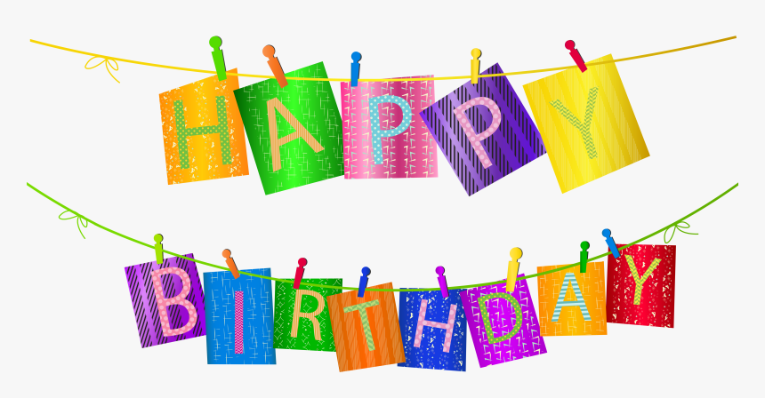 Fiesta Streamers Png - Birthday Party Word Png, Transparent Png, Free Download