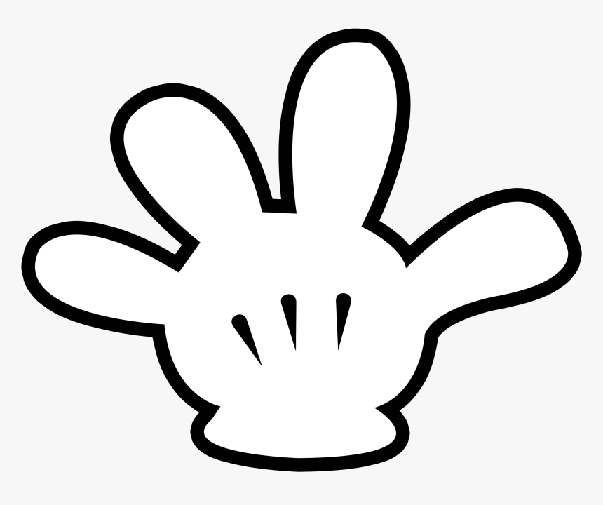 Transparent Mouse Hand Png - Mickey Pants Coloring Page, Png Download, Free Download