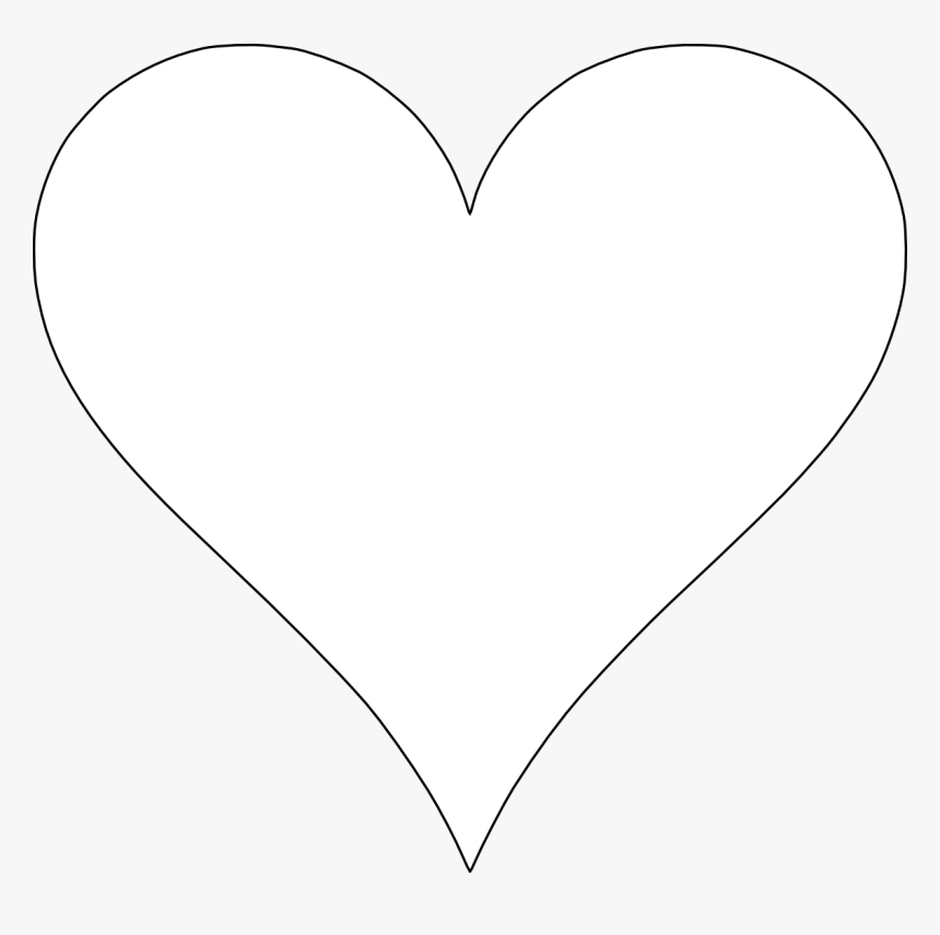 Transparent Black Heart Png Transparent - Large Valentines Cut Out Hearts, Png Download, Free Download