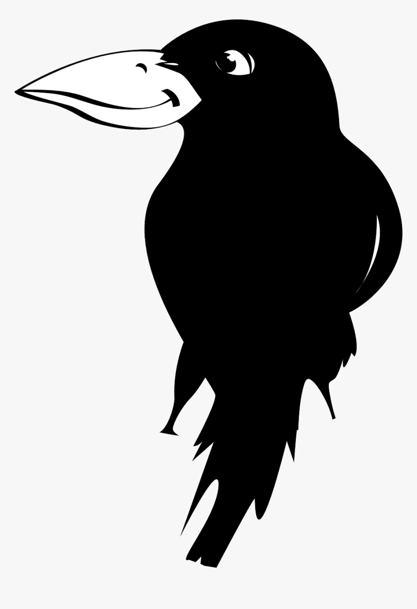 Funny Raven Png, Transparent Png, Free Download