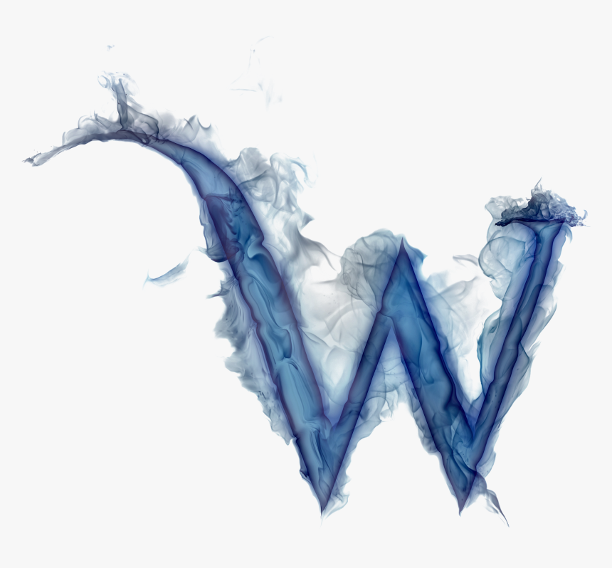 Transparent Smoke Letters Png - Letter W, Png Download, Free Download