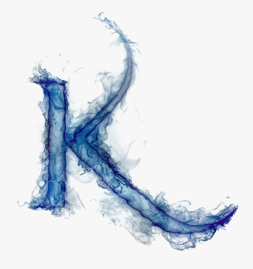 Smoke Letter K Png, Transparent Png, Free Download