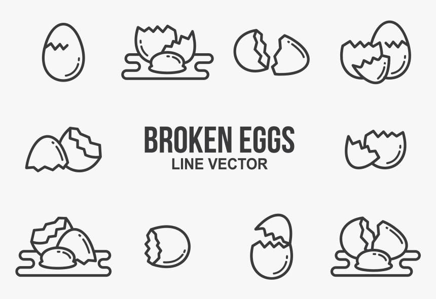 Eggs Line Vector, HD Png Download, Free Download