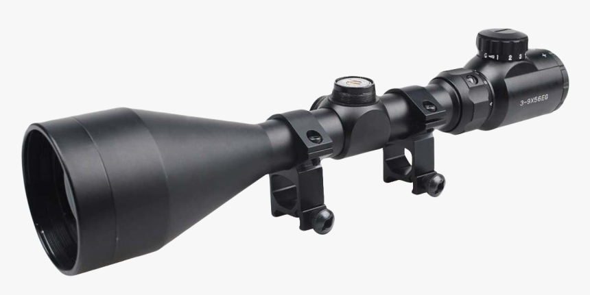 Pngpix - Large Air Rifle Scope, Transparent Png, Free Download