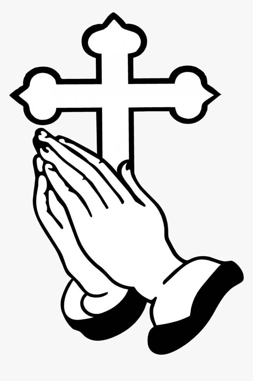 Praying Hands Christian Clip Art Ideas And Designs - Clip Art Prayer Hand, HD Png Download, Free Download