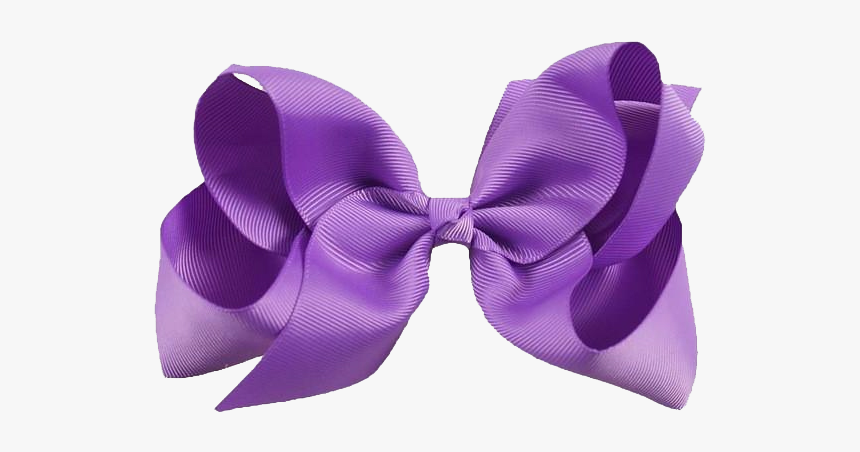 Purple Hair Bow Transparent, HD Png Download, Free Download