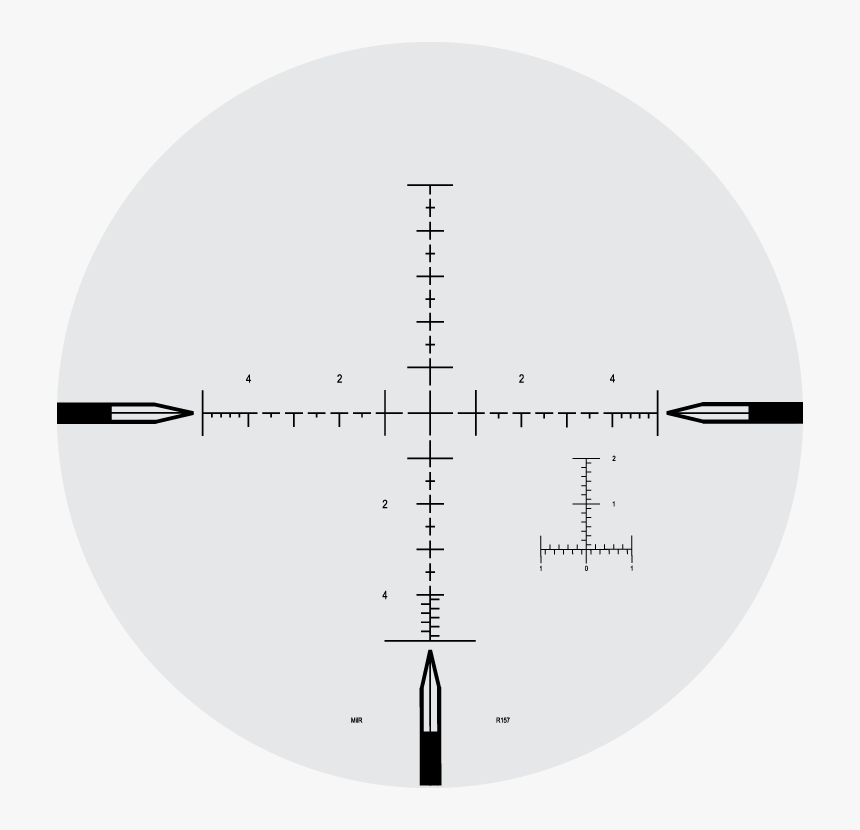 Nightforce Nxs 8 32x56 Reticles, HD Png Download, Free Download