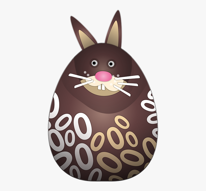 Chocolate Bunny Pääsiäspupu Easter - Chocolate De Pascoa Png, Transparent Png, Free Download