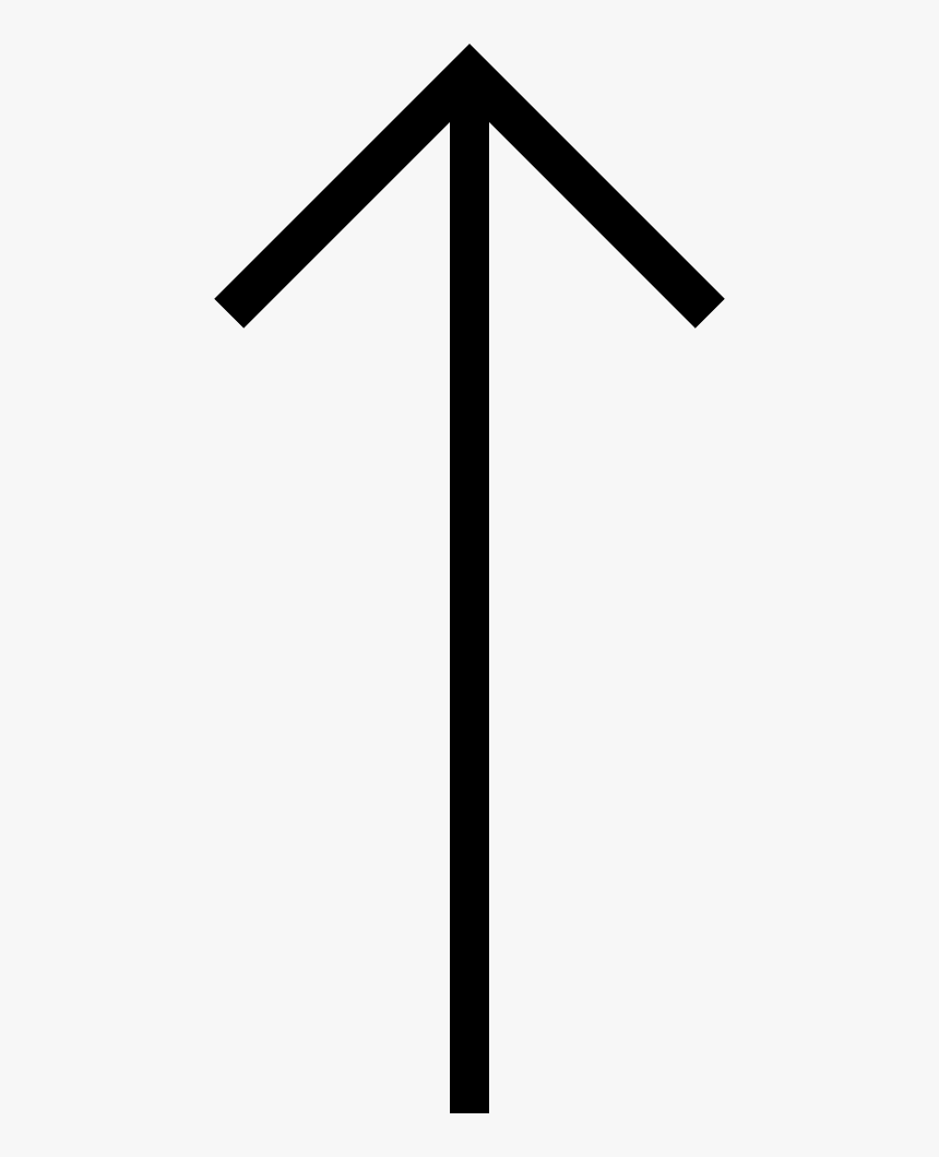 Long Arrow Up - Long Arrow Icon Png, Transparent Png, Free Download