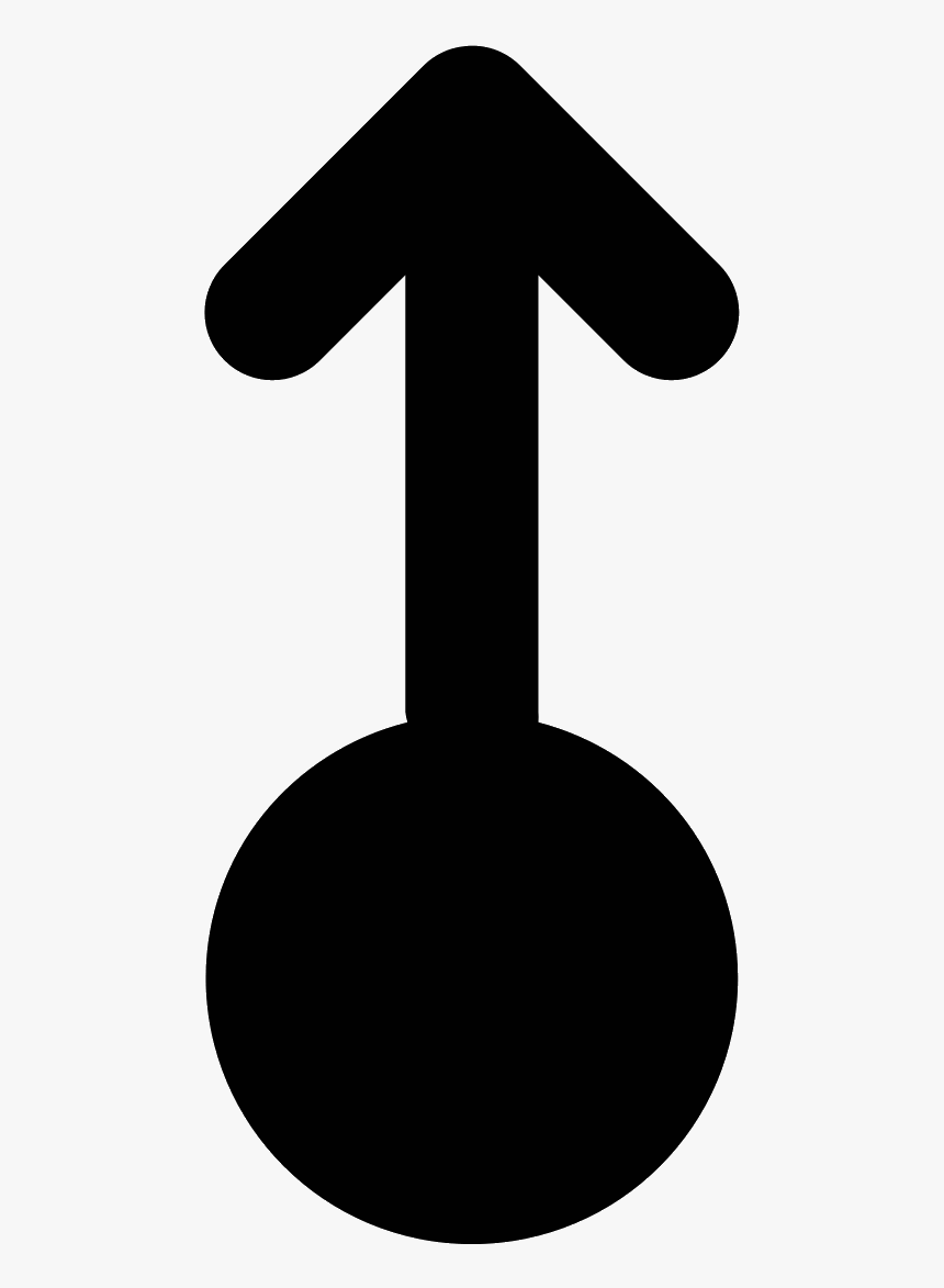 Dot With Up Arrow, HD Png Download, Free Download