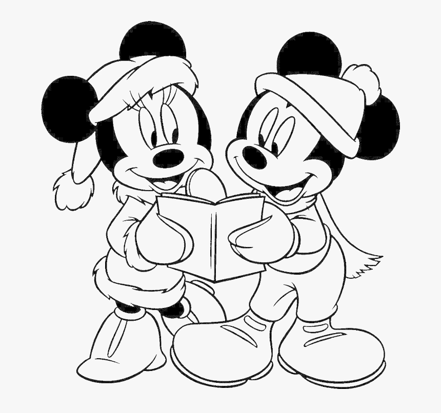 Mouse At Getdrawings Com - Mickey Mouse And Minnie Mouse Drawing, HD Png Download, Free Download