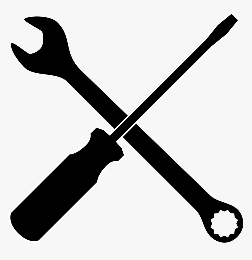 Tool Spanners Computer Icons Screwdriver - Screwdriver And Wrench Clipart, HD Png Download, Free Download