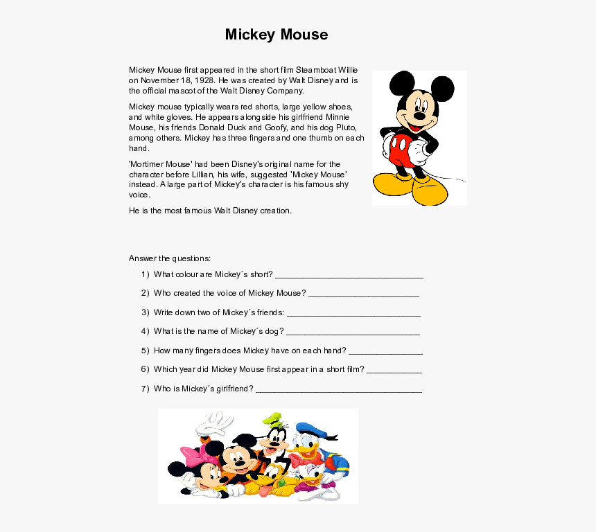 Mickey Mouse, HD Png Download, Free Download