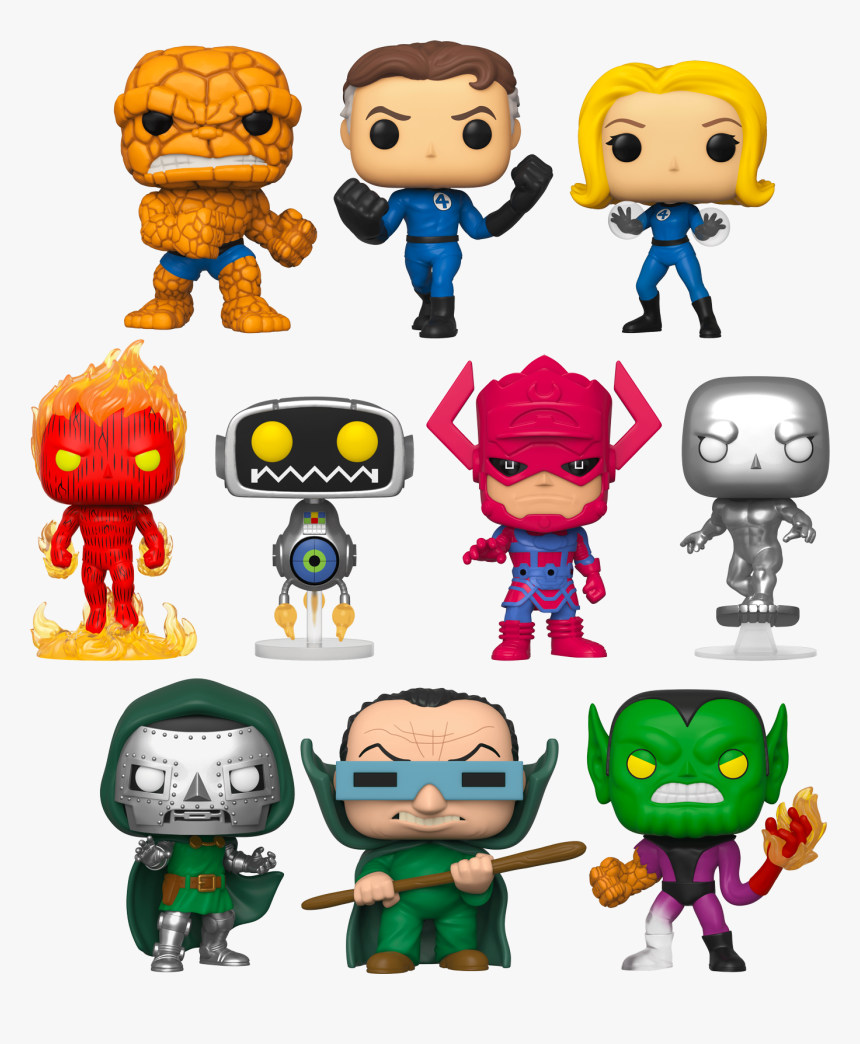 New Fantastic Four Funko Pop, HD Png Download, Free Download