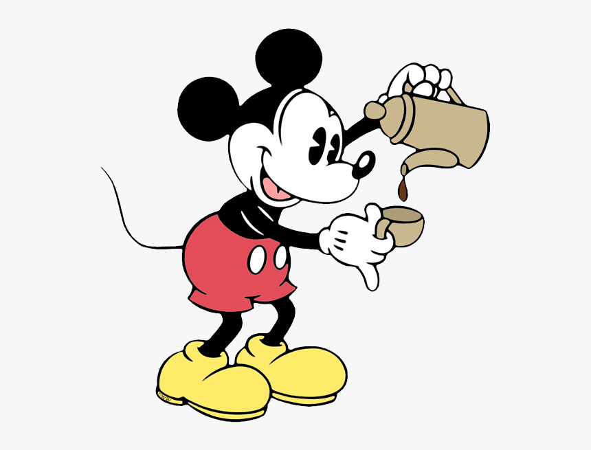 Disney Mickey Coffee Clipart, HD Png Download, Free Download