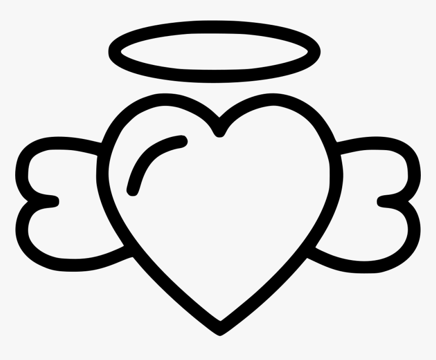 Angel Heart - White Angel Heart Png, Transparent Png, Free Download