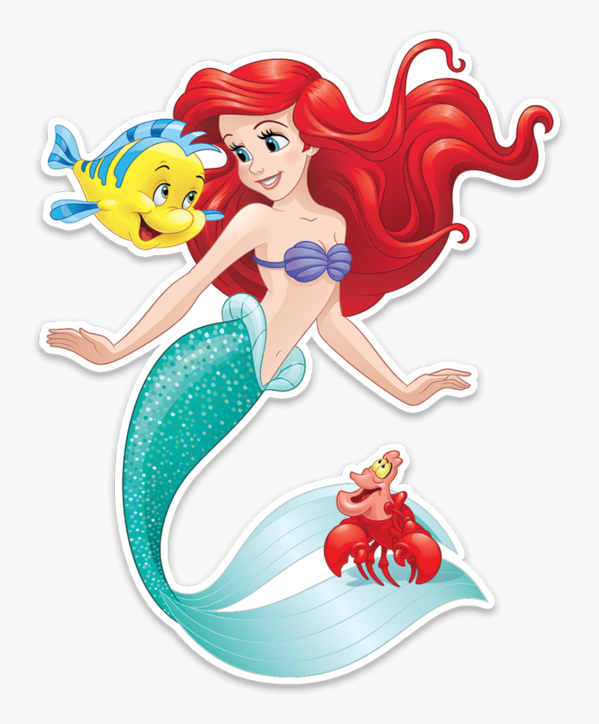 Ariel And Flounder Png, Transparent Png, Free Download