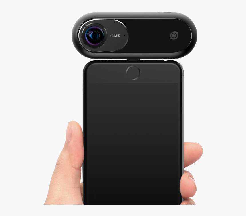 Insta360 One Camera Can Be Used Independently Or Connected - 360 Iphone Camera Png, Transparent Png, Free Download