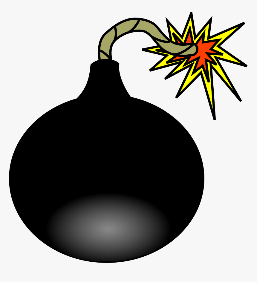 Outline Cartoon Tools Grenade - Bombe Clipart, HD Png Download, Free Download
