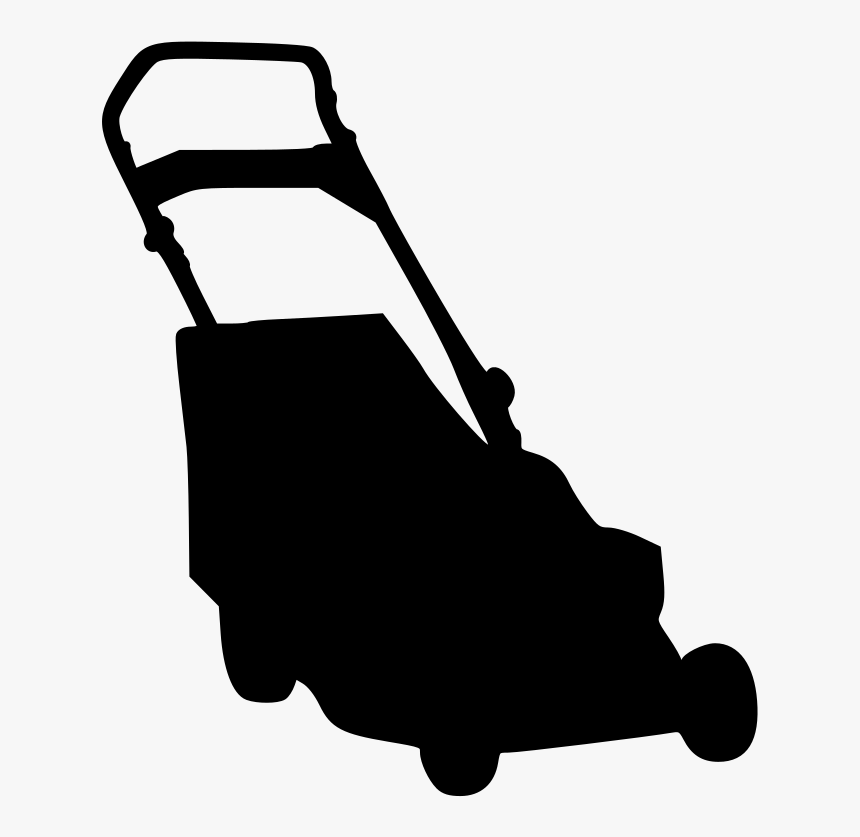 Clipart Lawn Mower Silhouette, HD Png Download, Free Download